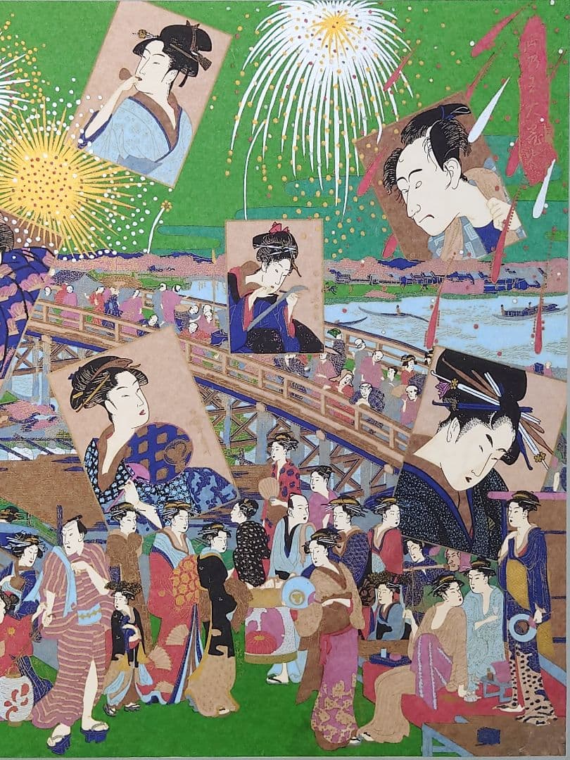 新春特価◆大河ドラマ べらぼう人気の浮世絵◆江戸の歌舞伎浮世絵図◆版画大判パネル