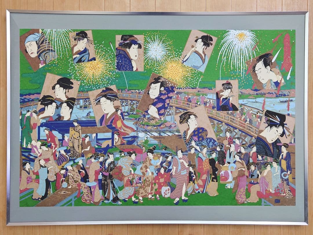 新春特価◆大河ドラマ べらぼう人気の浮世絵◆江戸の歌舞伎浮世絵図◆版画大判パネル