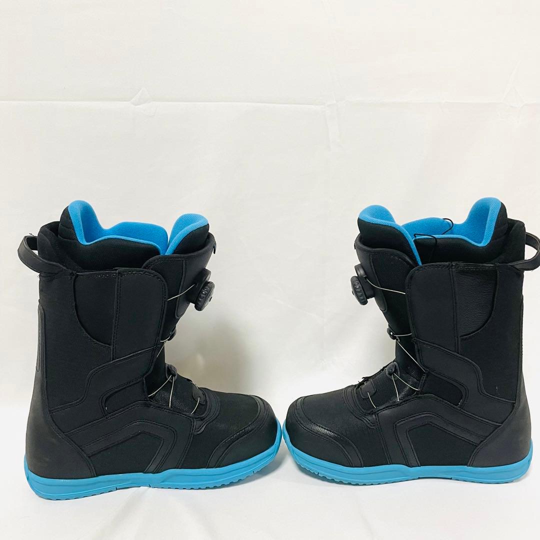 【未使用に近い】 SLQ スノーボードブーツ BOA 24.0/24.5 黒×青