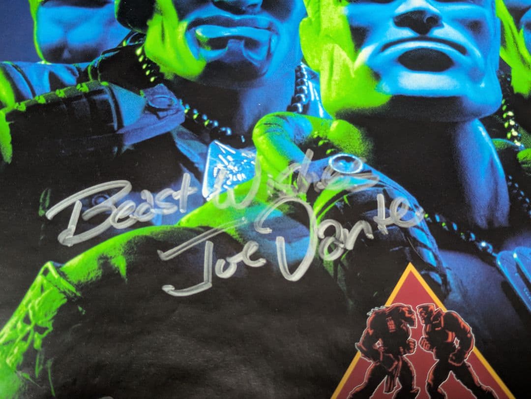 「スモール・ソルジャーズ 直筆サイン入り米版ポスター」ジョー・ダンテ グレムリン