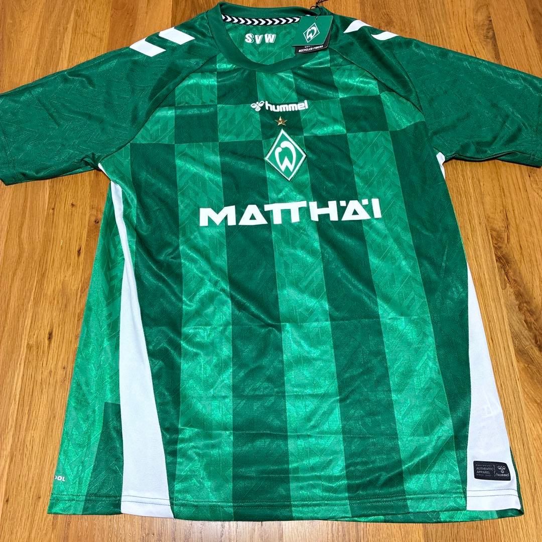 hummel サッカーシャツ 緑 ヴェルダー・ブレーメン