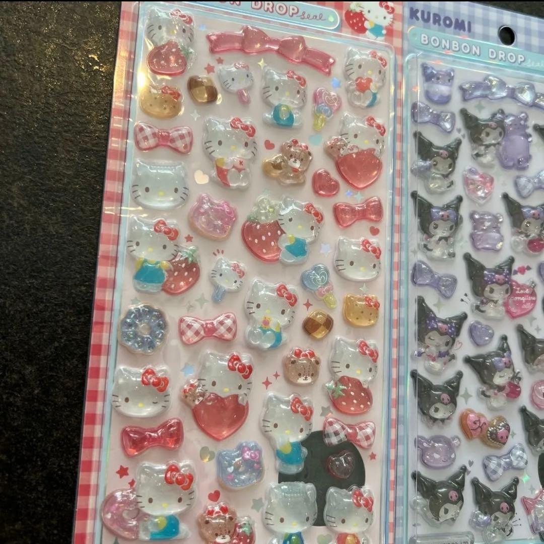 正規品　サンリオ ボンボンドロップシール 7枚セット