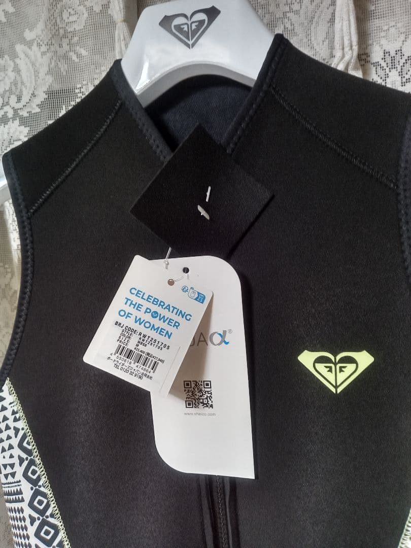 ROXY ウエットスーツ 2mm ロングジョン　タッパーセット　M，ML