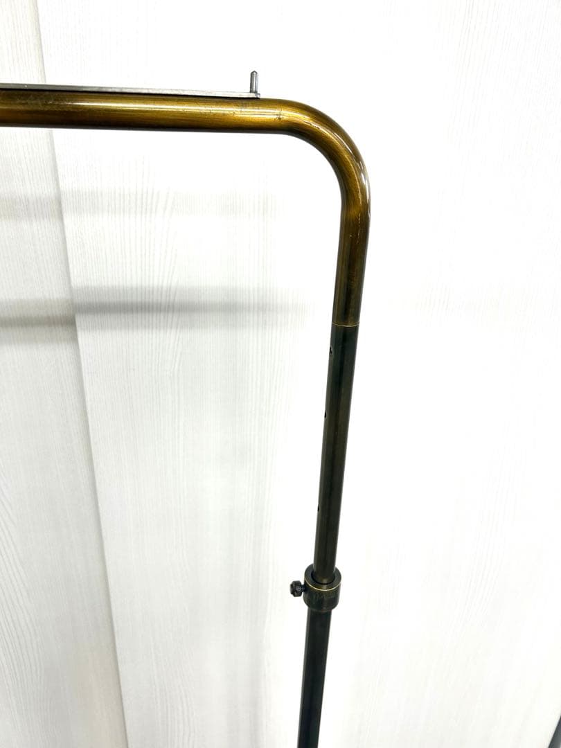 【超美品】 ハンガーラック アンティークゴールド 90cm 真鍮