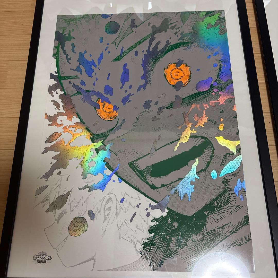 ヒロアカ　原画展　A2 アートポスター　２枚セット