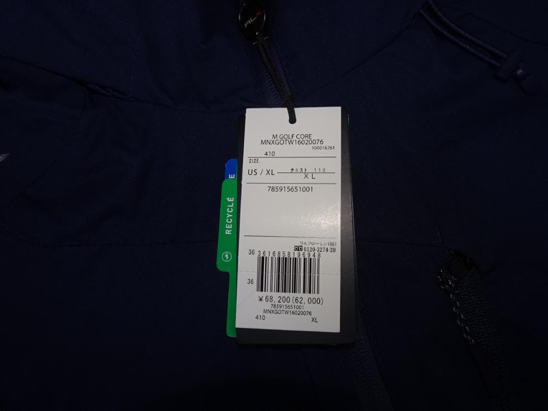 新品・タグ付き・定価68200円　ラルフローレン ゴルフ　RLX　ネイビー