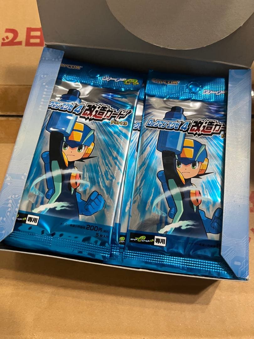 ロックマンエグゼ4 改造カード part.3 新品未開封 28パック