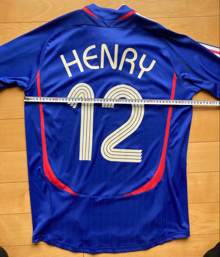 【新品】フランス代表 アンリ 正規品 ユニフォーム 2006W杯 Oサイズ