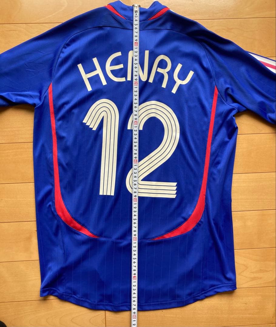 【新品】フランス代表 アンリ 正規品 ユニフォーム 2006W杯 Oサイズ