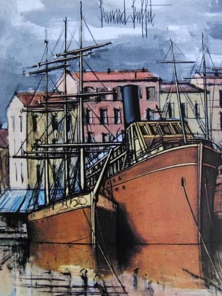 ベルナール・ビュッフェ,Saint-Tropez,le quai Suffren