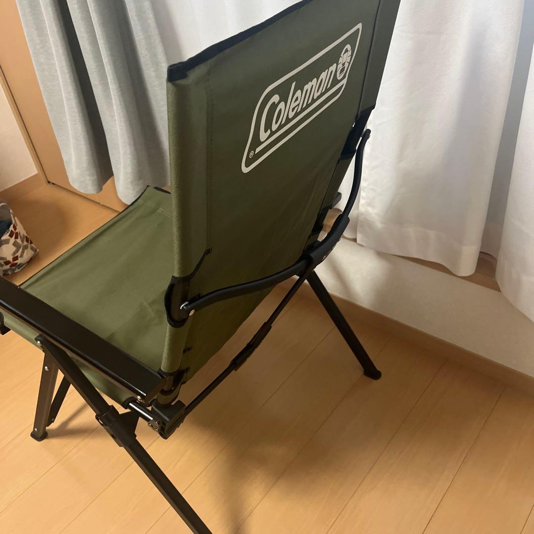 (美品)コールマン　レイチェア　オリーブ