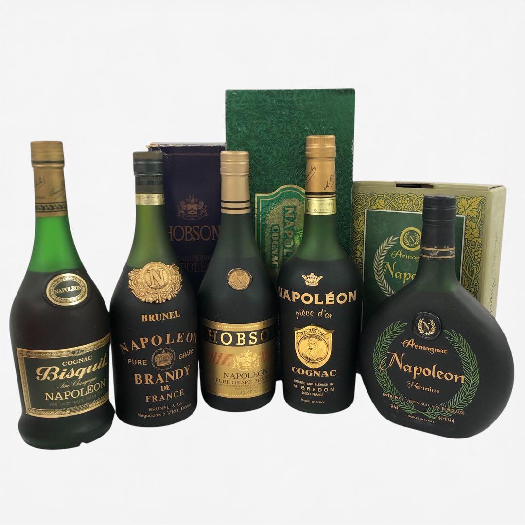 k*u様 古酒 Napoleon ナポレオン ブランデー 5本セット 未開栓