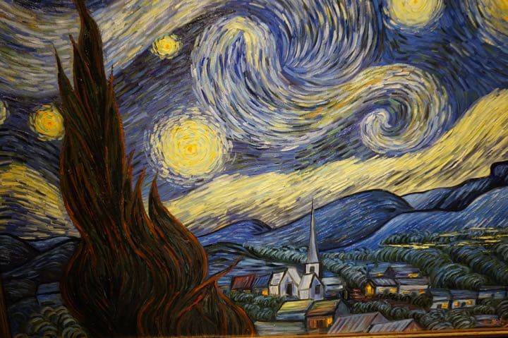 星月夜[中国のゴッホこと趙小勇作］