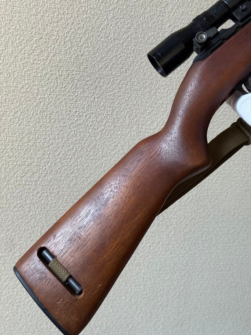 スコープ付き MGC M1カービン リアルウッド スリング オイラー モデルガン