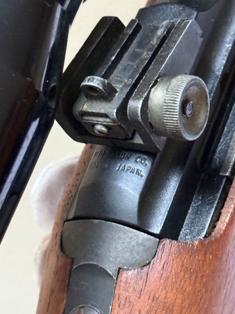 スコープ付き MGC M1カービン リアルウッド スリング オイラー モデルガン