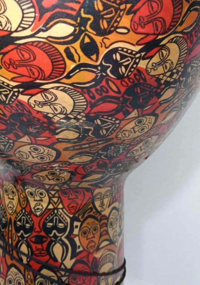 REMO ジャンベ 16インチ　貴重な【Leon Mobley】サイン入り