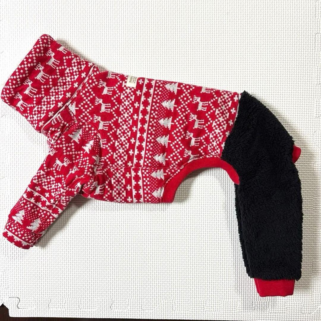 犬服　イタグレ服　ボアトップス