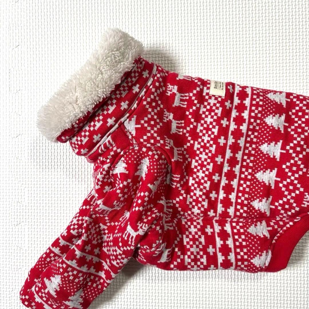 犬服　イタグレ服　ボアトップス