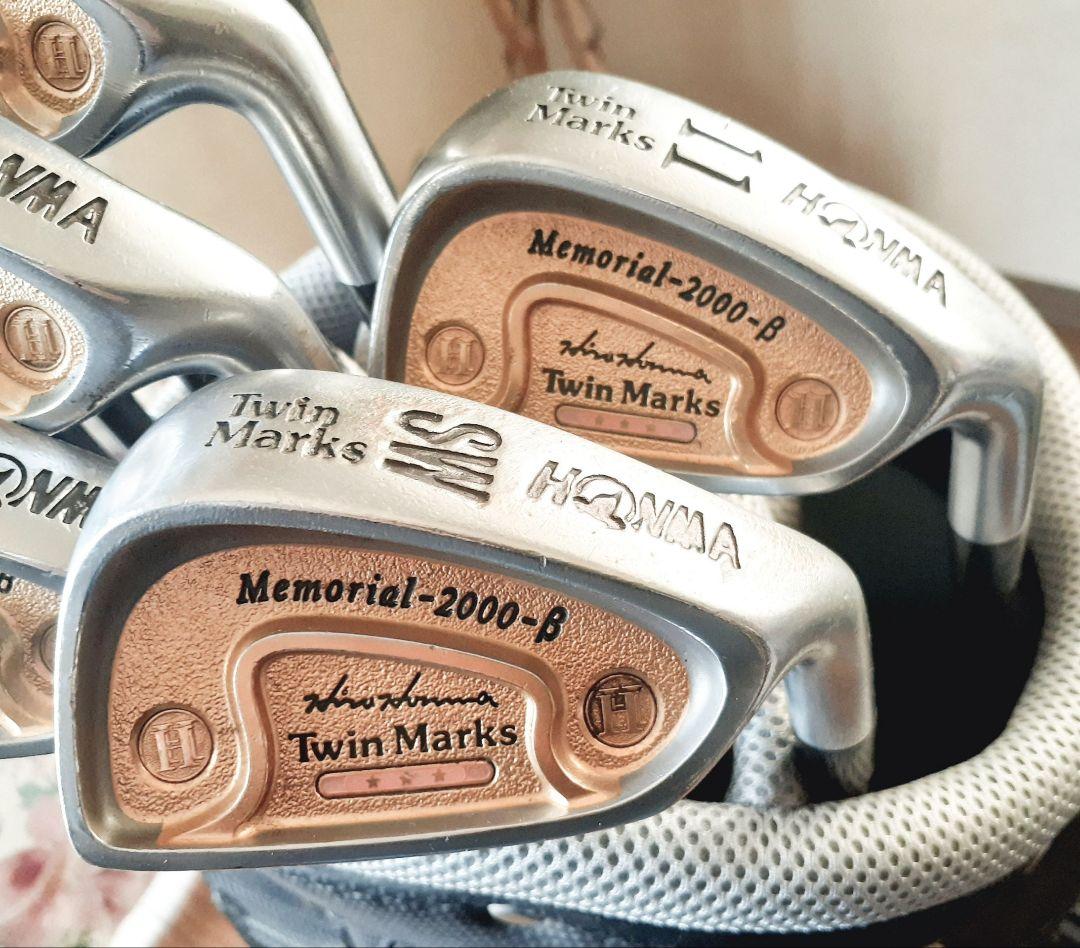 ホンマ ツインマークス メモリアル2000 β　３ツ星Ｒ金ゴールドバック10本