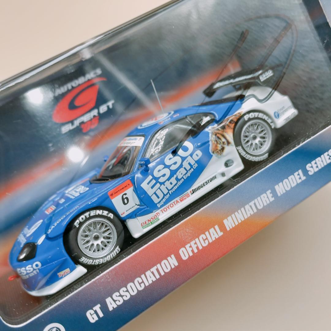 1/43 エブロ スープラ ESSO サイン入り 2005 脇阪寿一 飯田彰