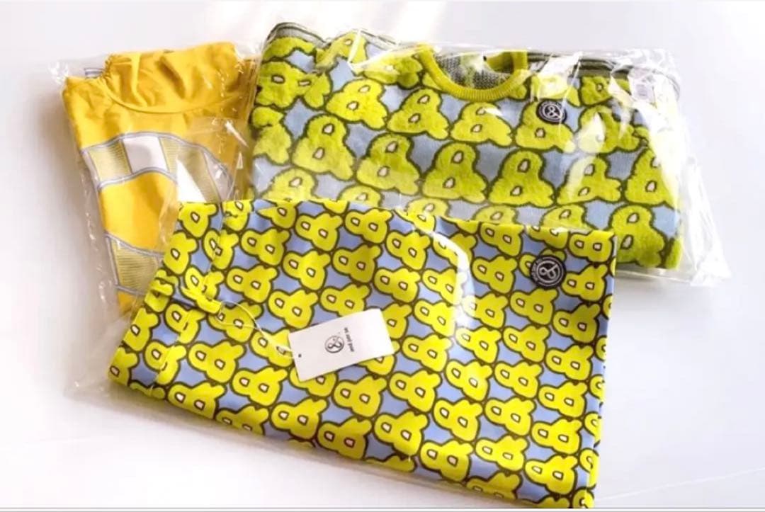 【新品タグ付き】アンパスィ　セットアップ　イエロー