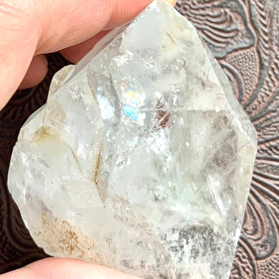 シン・ザギマウンテンクォーツ67/シングルポイント/透明感/虹入り
