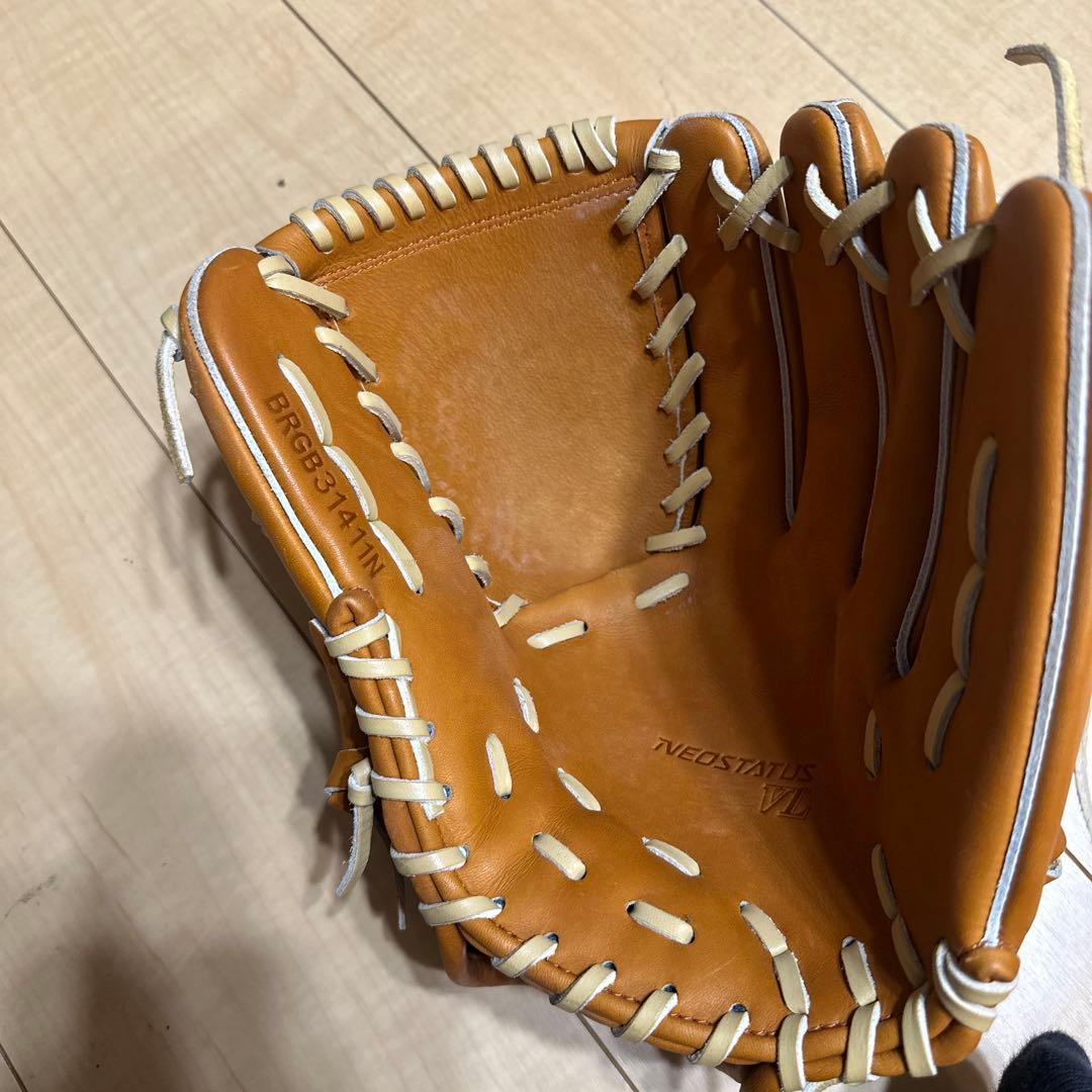 ZETT NEO STATUS 軟式グローブ ブラウン