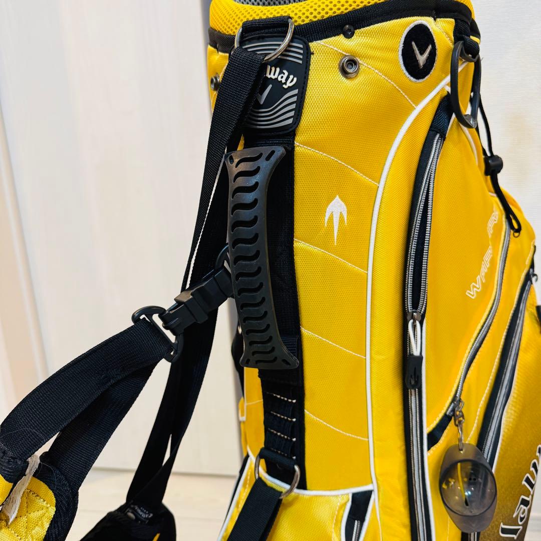Callaway スタンド型キャディバック 軽量 コンパクト イエロー