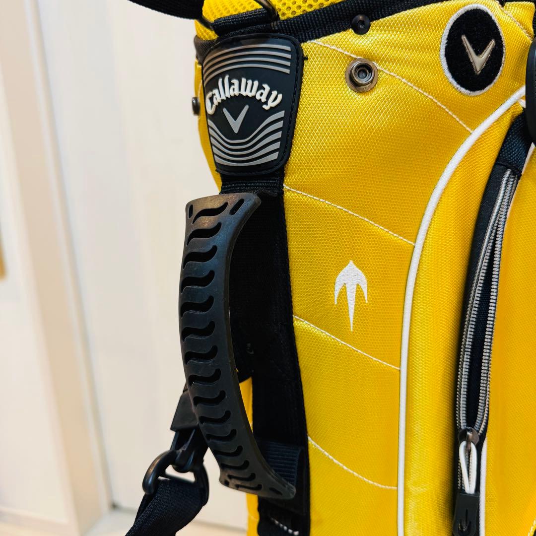 Callaway スタンド型キャディバック 軽量 コンパクト イエロー