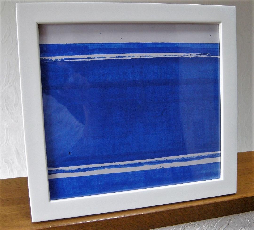 □　アクリル画　青のシリーズ / ノスタルジア 21.10.a　□