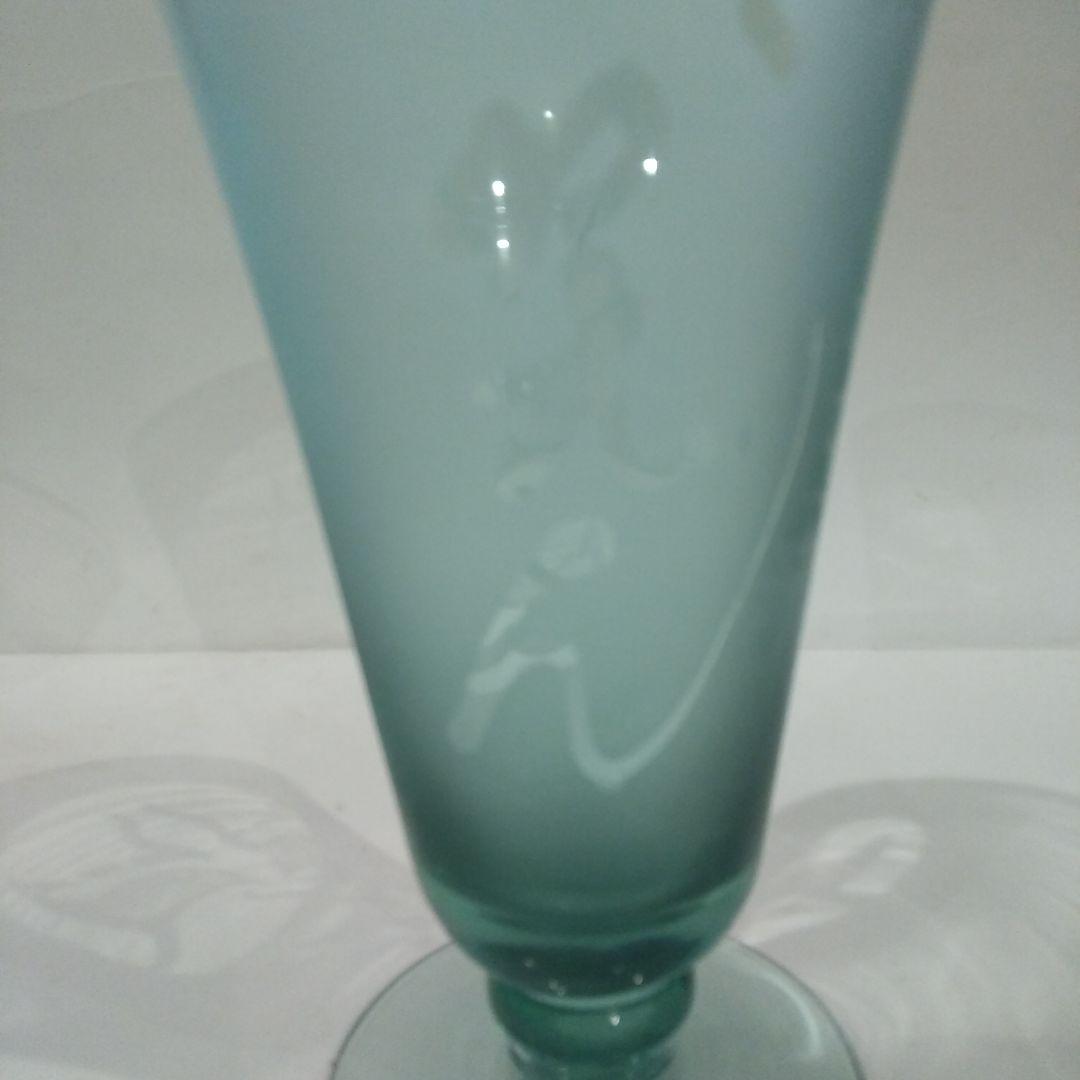 歌舞伎隈取柄サンドブラストグラス