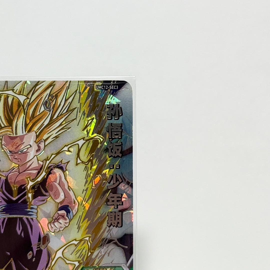 中国簡体版 ドラゴンボール ヒーローズ umc12-sec3 孫悟飯 少年期