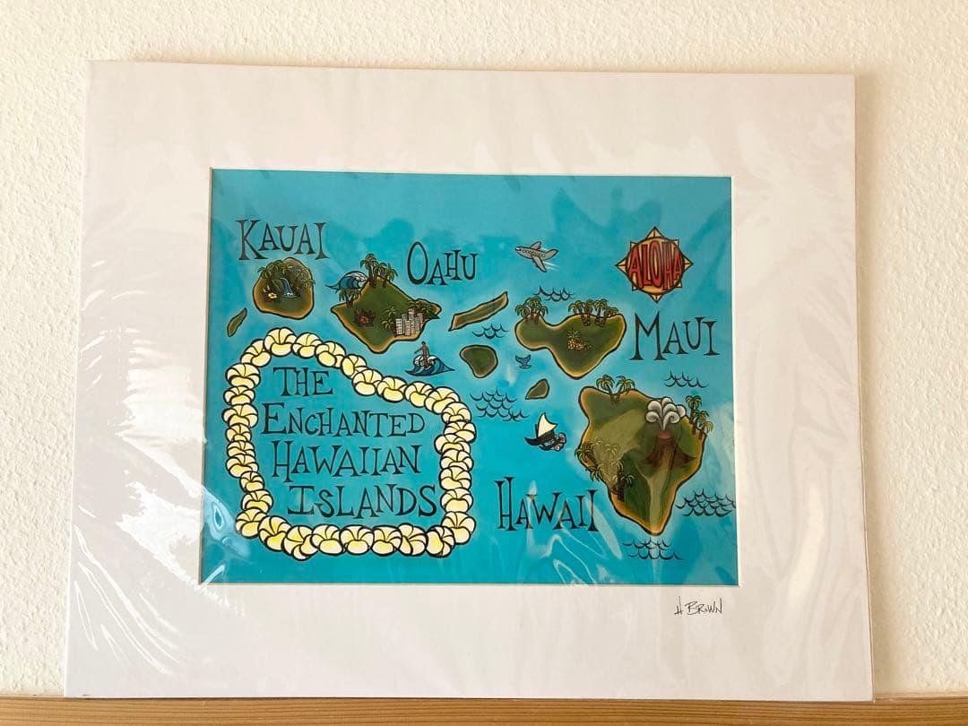 【新品未開封】Heather Brown  ヘザーブラウン  ハワイマップ