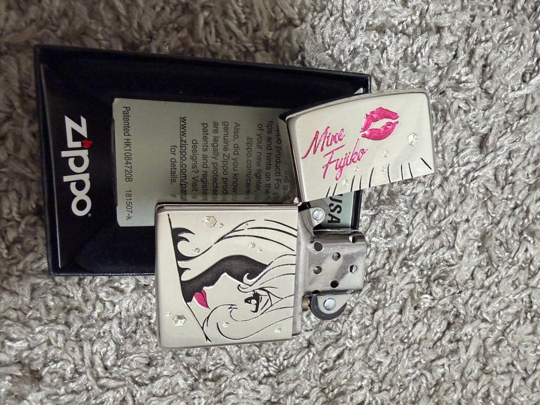 【新品、未使用】ZIPPO ルパン三世 不二子 アフターシャワー ジッポ