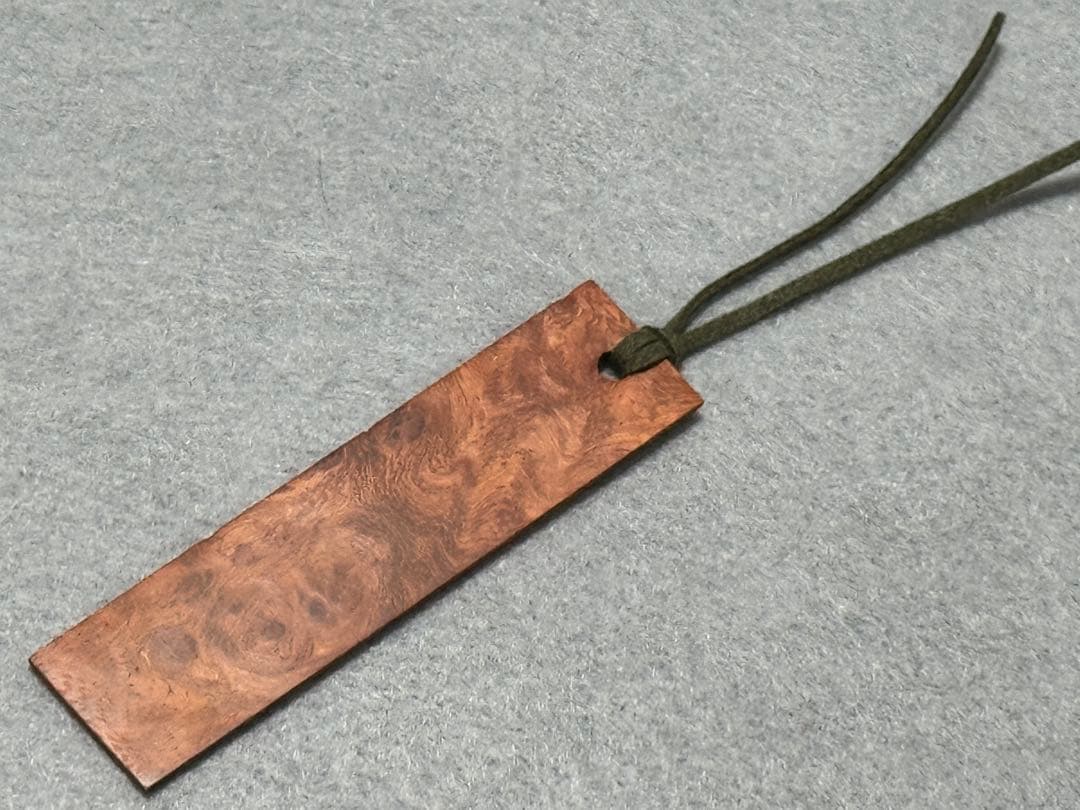 ボナンペン 真鍮金具 花梨瘤 シャーペン 栞[野原工芸 工房楔 こぶた工房]