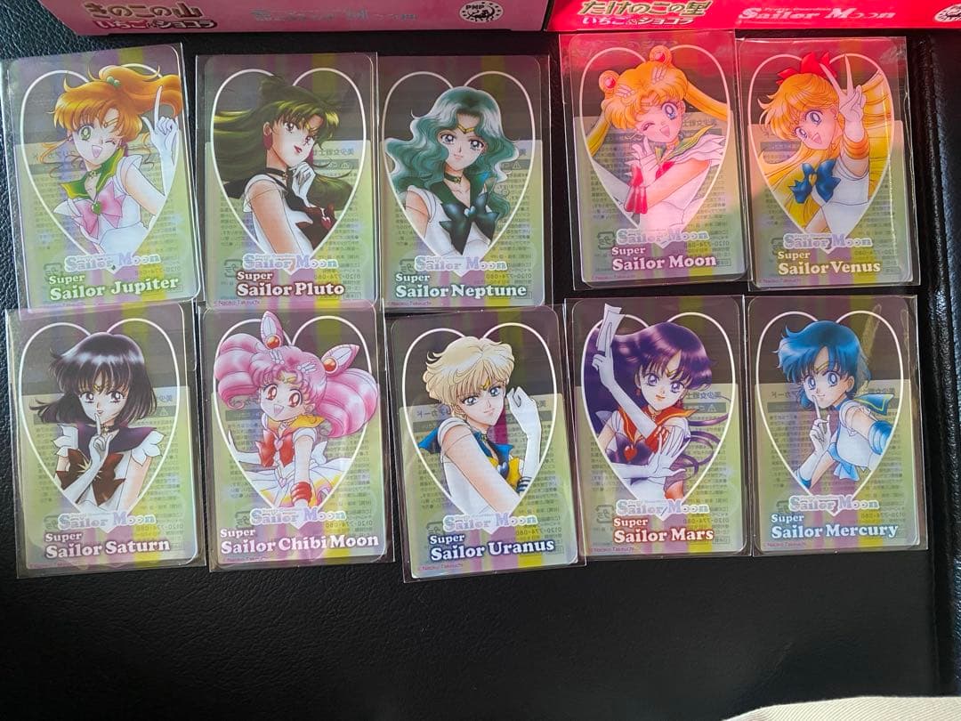 美少女戦士セーラームーン 明治 クリアカード 10種 コンプリートセット