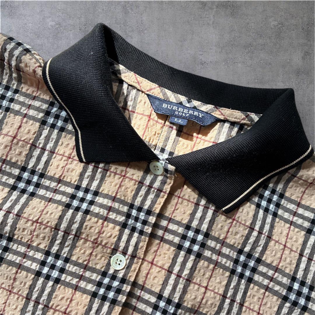 希少BURBERRY GOLF バーバリーゴルフ ノバチェック ワンピース LL