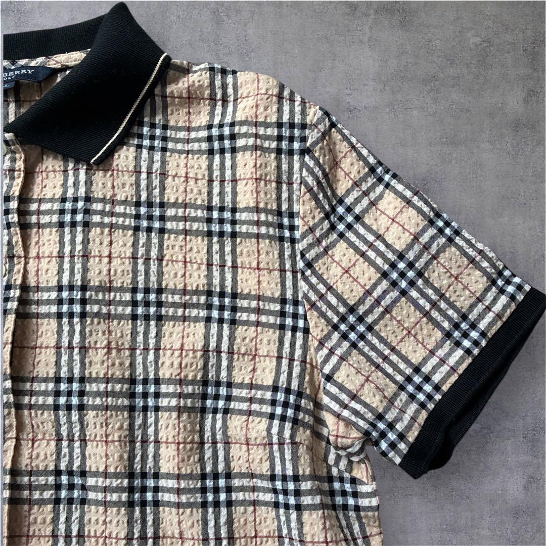 希少BURBERRY GOLF バーバリーゴルフ ノバチェック ワンピース LL