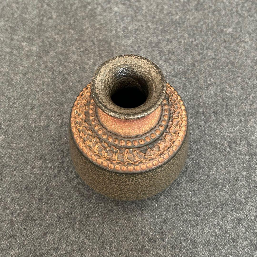 Hoganas ホガナス スウェーデン 北欧ヴィンテージフラワーベース花瓶陶器製