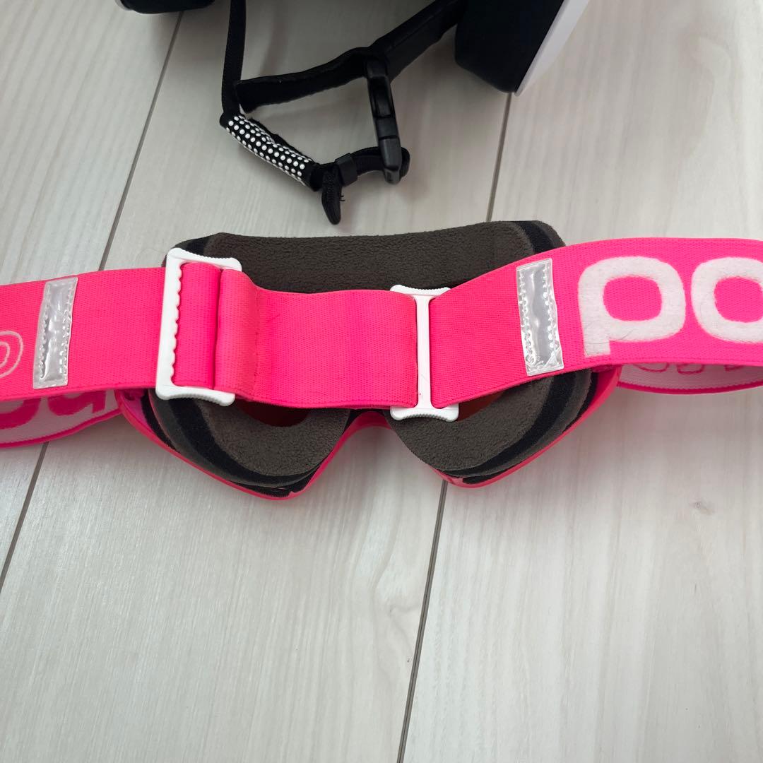 【値下げ】POC スキー・ヘルメットゴーグル ジュニア51cm〜54cm FIS