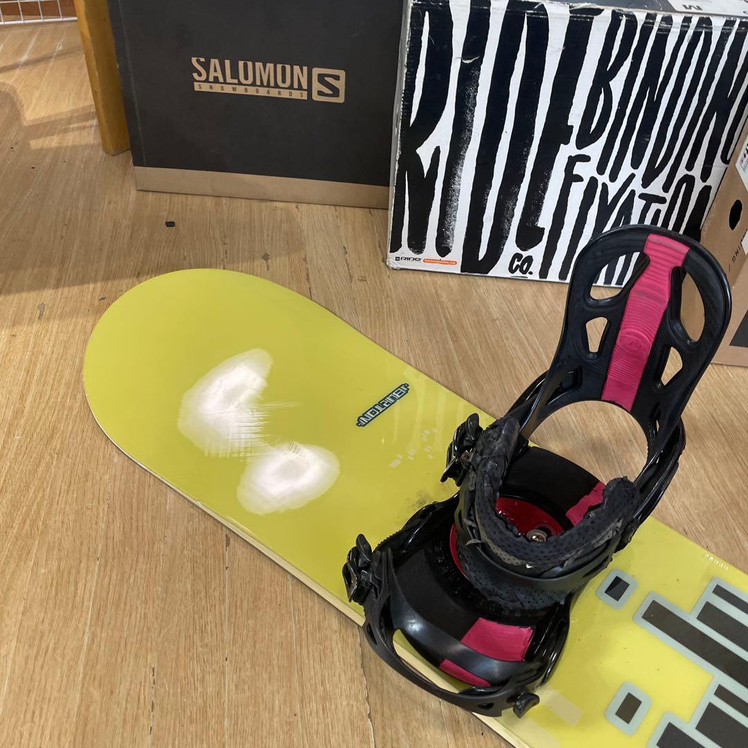 BURTON×FLUX　バートン　フラックスバインディング付スノーボードセット