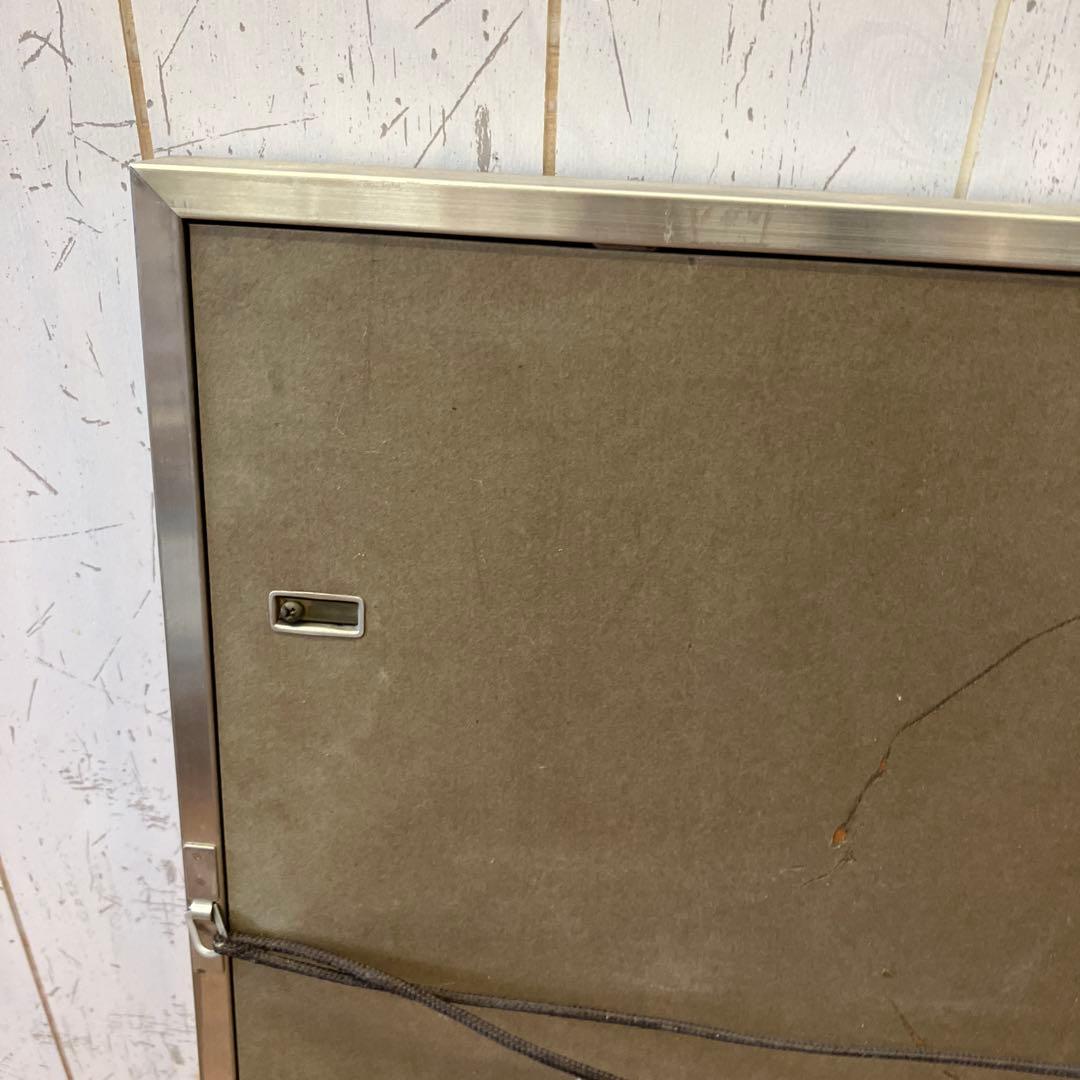 昭和レトロ 湧光 赤富士 絵画 色紙 アート 壁掛け 壁飾り 額装 額縁 額入り