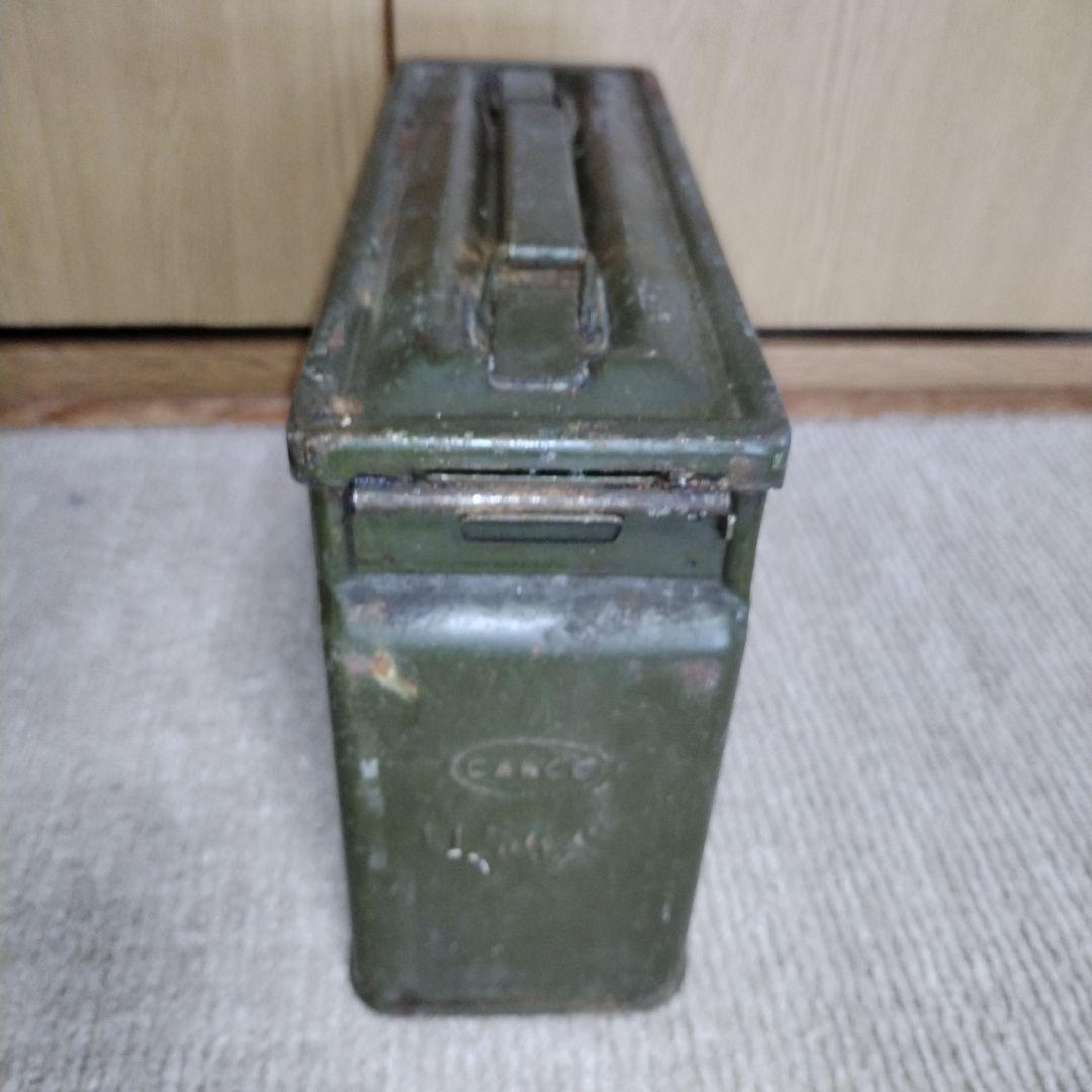 送料無料　AMM BOX CAL 50 M2 アンモ缶　ヴィンテージ　サバゲー