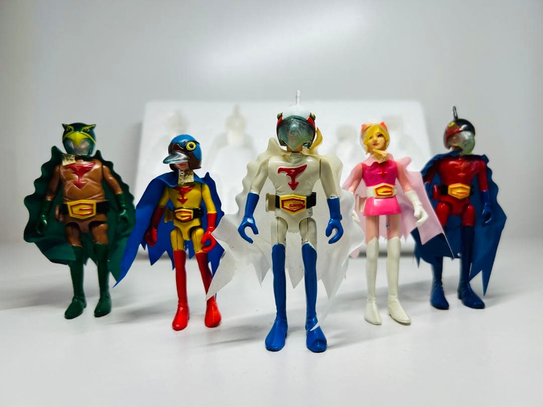 コメント必読　ポピー　ガッチャマン　ヒーローボックス　ファイブ　白鳥のジュン