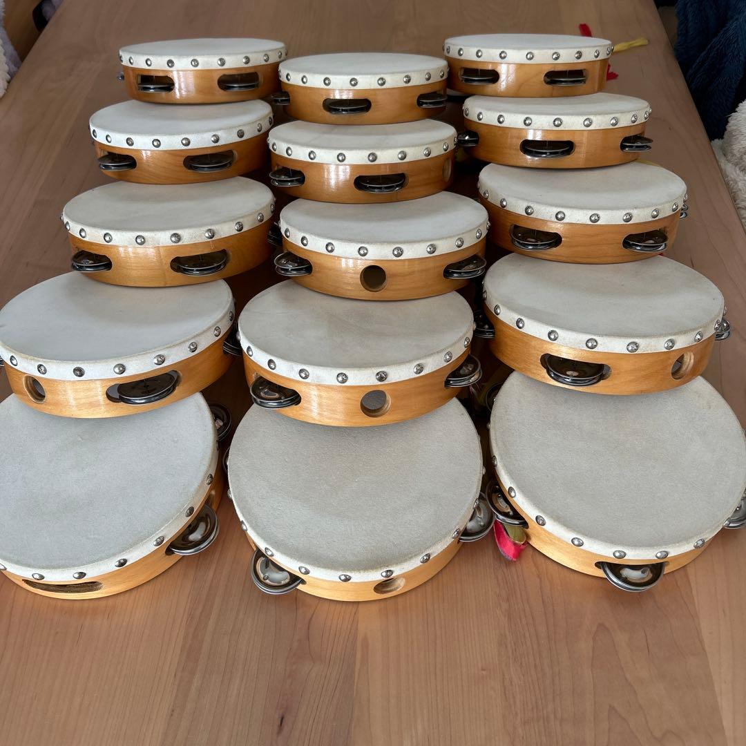 タンバリン　15個セット