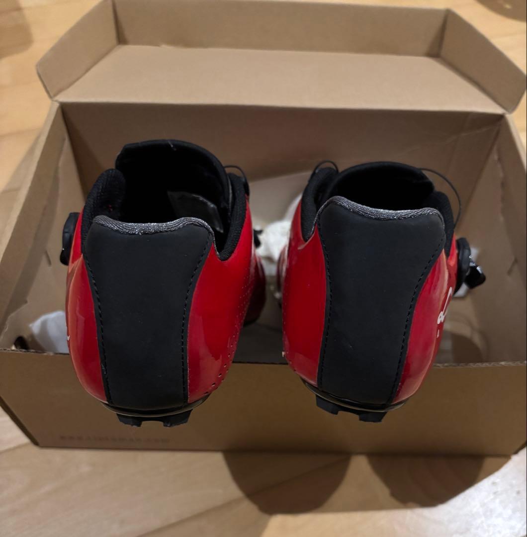 LINTAMAN リンタマン 39/24.6cmサイズ ビンディングシューズ 赤