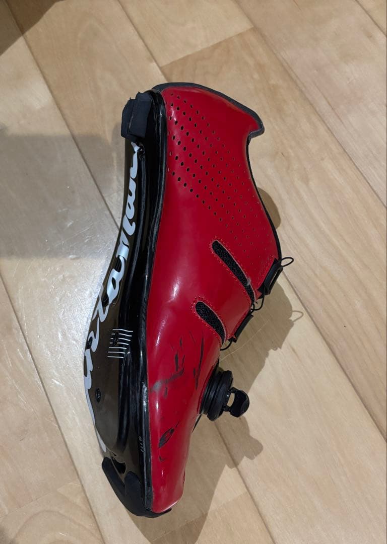 LINTAMAN リンタマン 39/24.6cmサイズ ビンディングシューズ 赤