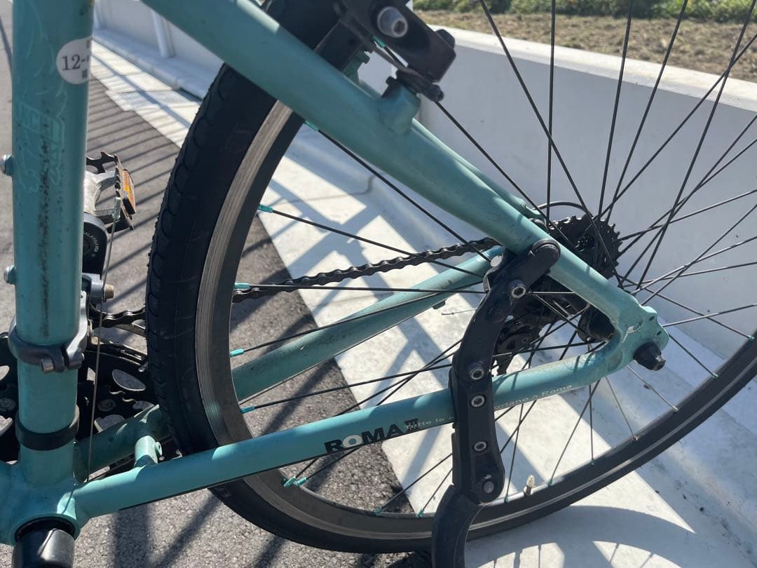 Bianchi クロスバイク ローマ3 チェレステ