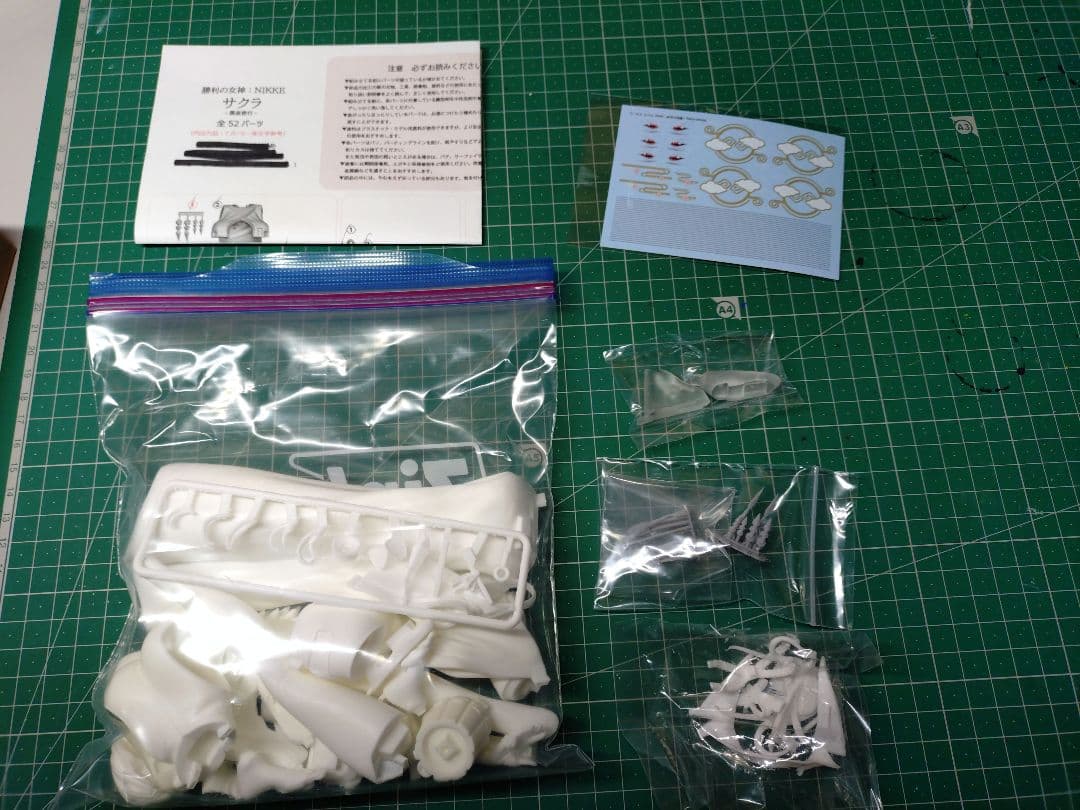 ガレージキット勝利の女神NIKKEサクラ黒夜密行未塗装未組み立て