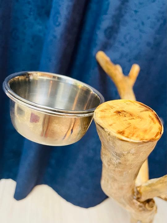 150cmハンドメイドバードアスレチック 鳥インコ止まり木 小型 中型 大型兼用